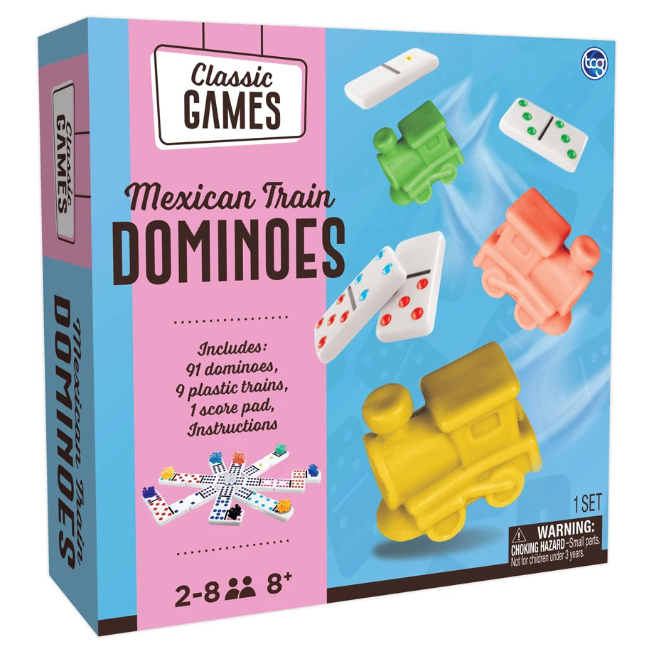 Classic Games Dominoes Mexican Train Boxed