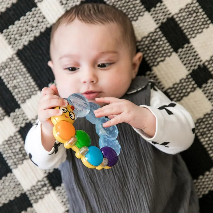 Baby Einstein Teether Pillar Rattle Toy