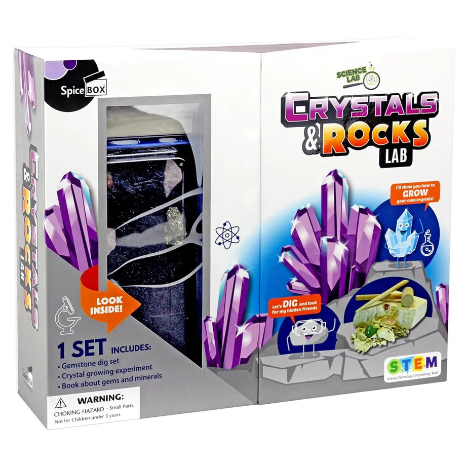 SpiceBox Science Lab Crystals & Rocks Lab Activity Kit
