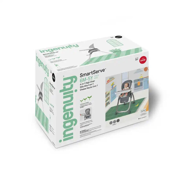 Ingenuity 4-in-1 High Chair Connolly Best price at Halamama