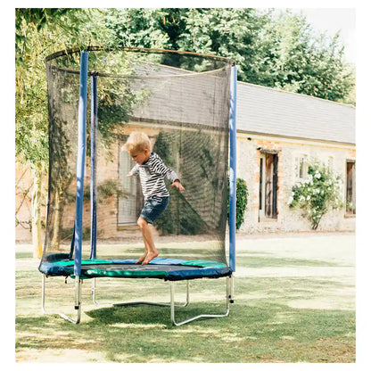 Plum Junior Spring-Safe Trampoline & Enclosure (Blue/Green)