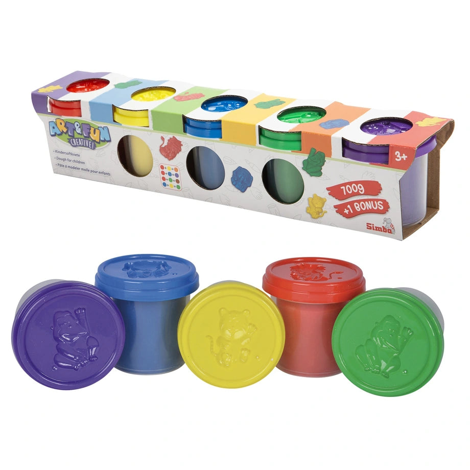 Art & Fun Soft Dough 4+1 Bonus Pack