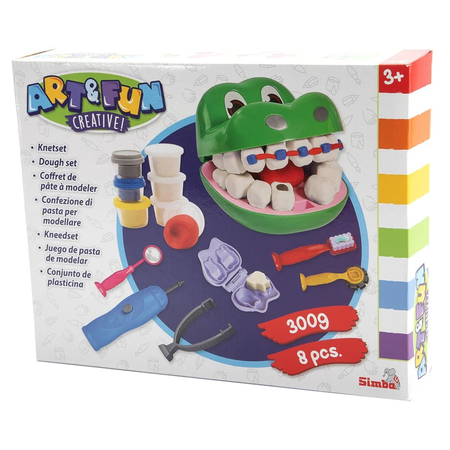 Art & Fun Dough Set Crocodile Dentist
