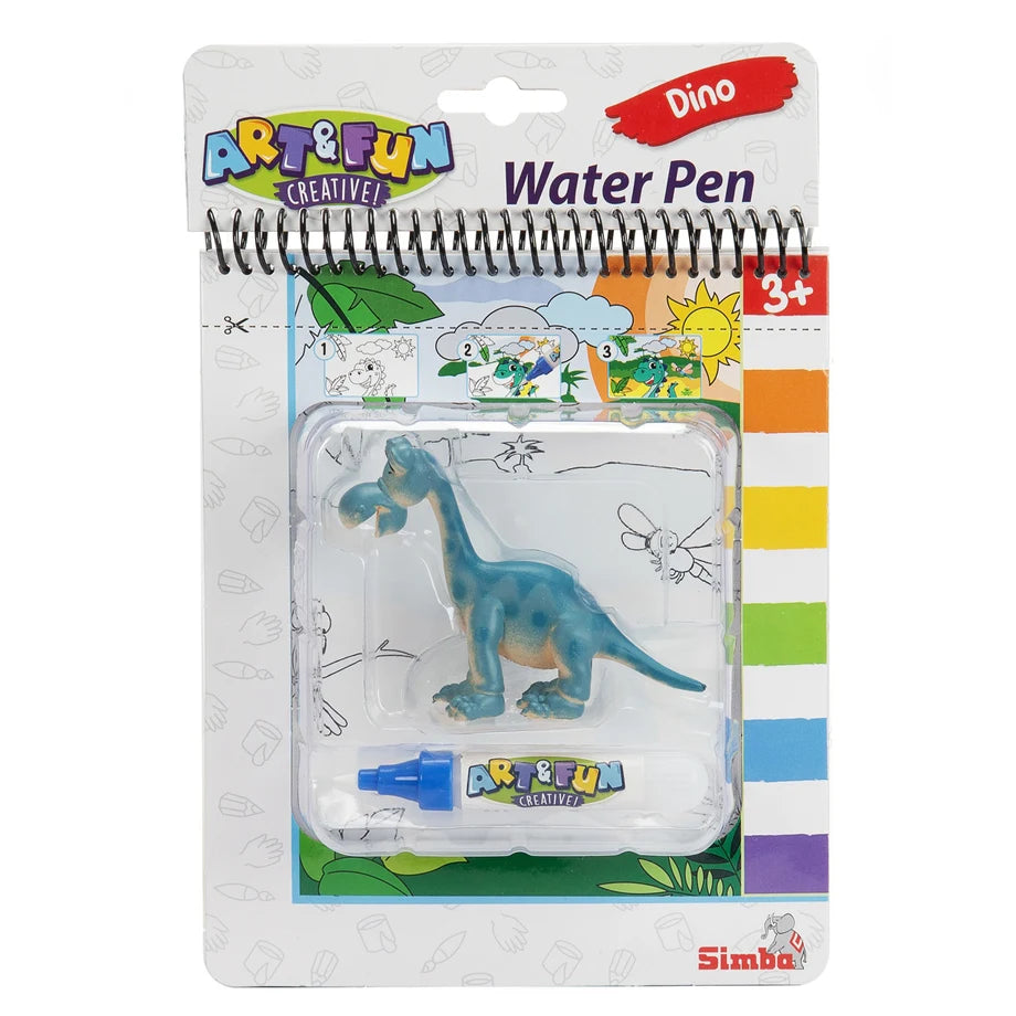 Art & Fun Water Pen Dino Coloring Book