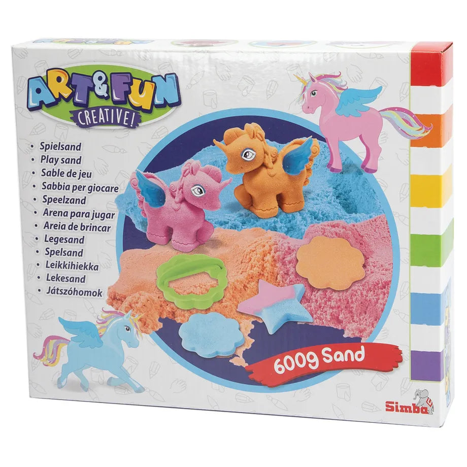 Art & Fun Play Sand Set Unicorn