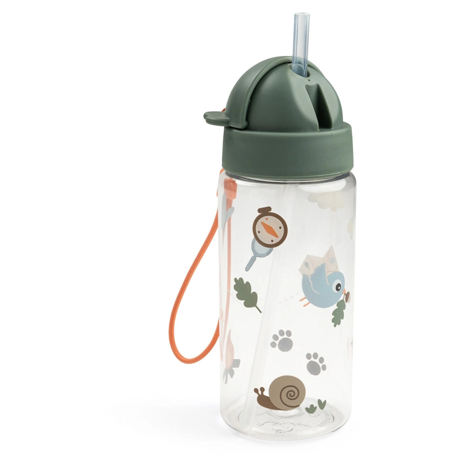 Done By Deer Straw Bottle Tiny Trails (Green)