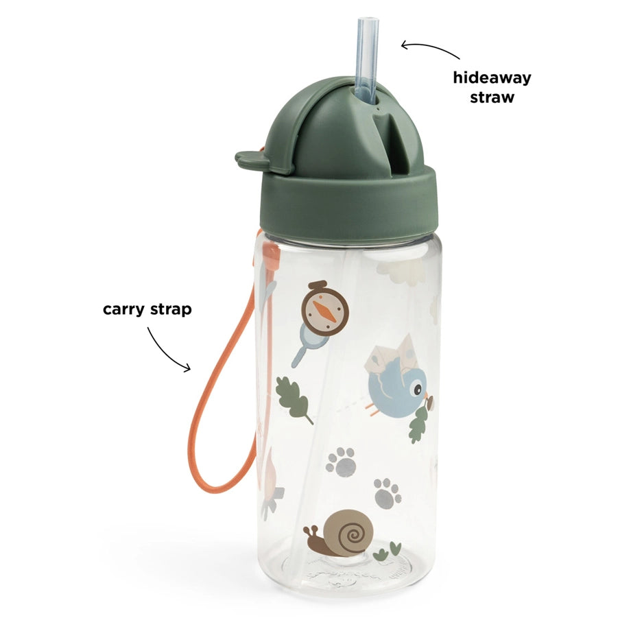 Done By Deer Straw Bottle Tiny Trails (Green)