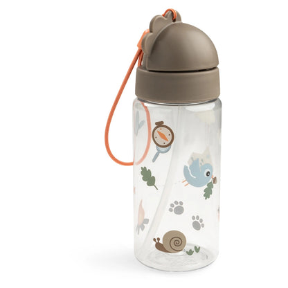 Done By Deer Straw Bottle Tiny Trails (Sand, 350 ml)