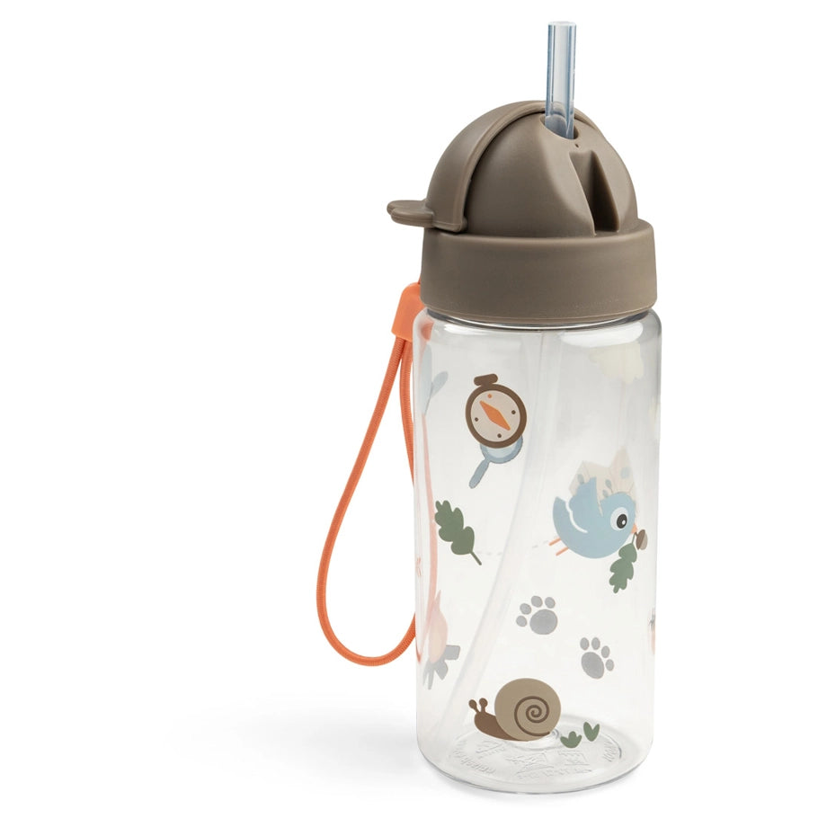 Done By Deer Straw Bottle Tiny Trails (Sand, 350 ml)