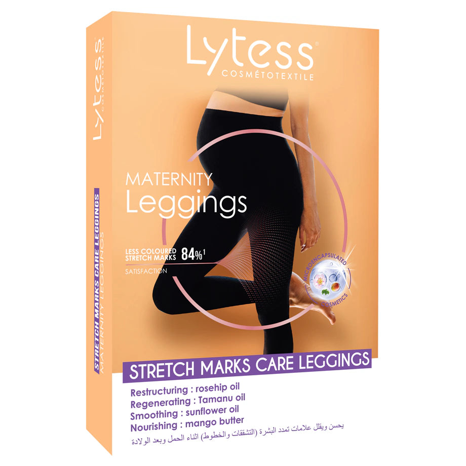 Lytess Anti-Stretch Mark Maternity  Leggings (Black)