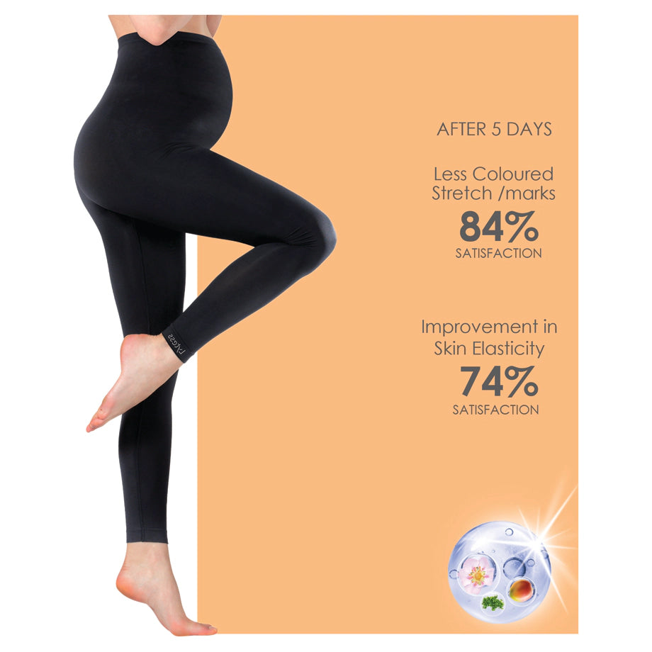 Lytess Anti-Stretch Mark Maternity  Leggings (Black)