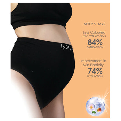 Lytess Anti-Stretch Mark High Waist Maternity  Brief (Black)