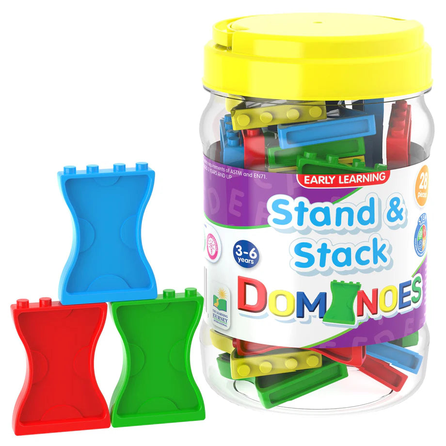 The Learning Journey Stand & Stack Dominoes