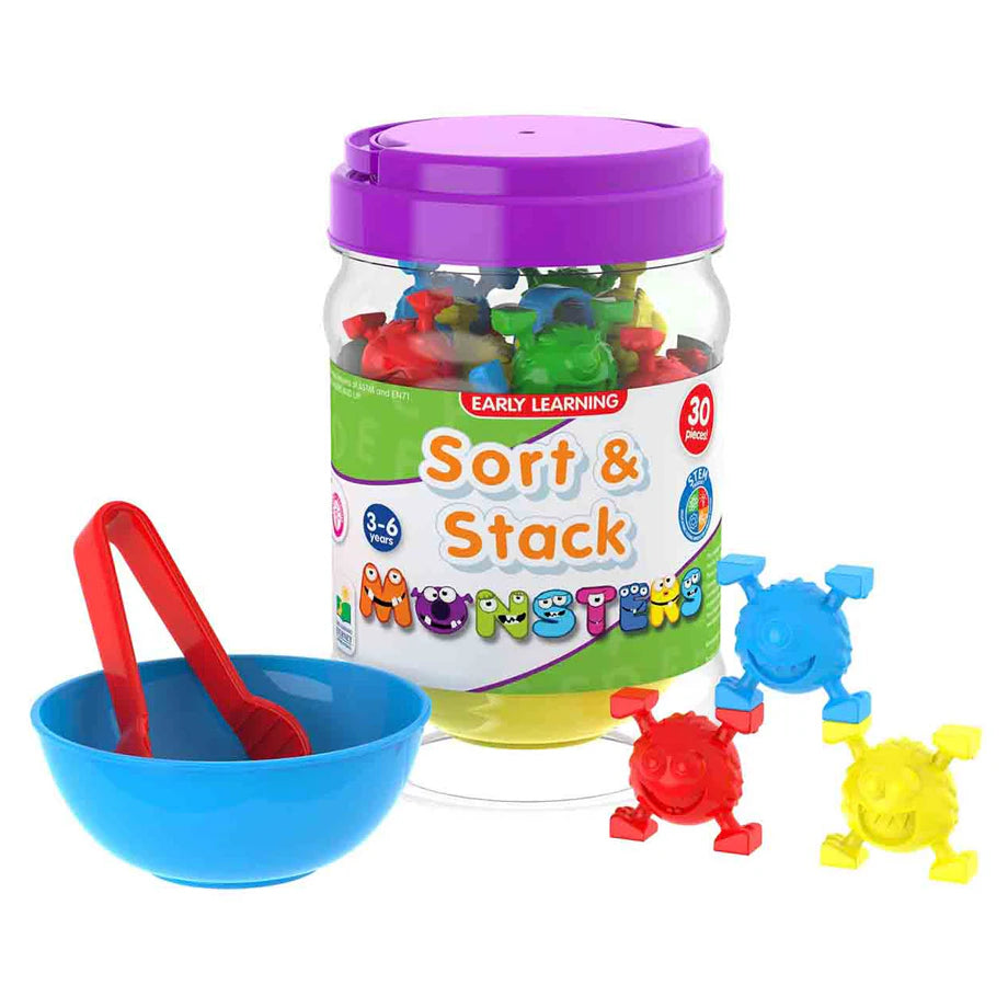 The Learning Journey Sort & Stack Monsters