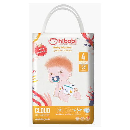 Hibobi Baby Diapers Size Large (L) Pack of 56