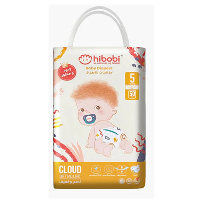 Hibobi Baby Diapers Size Extra Large (XL) Pack of 50