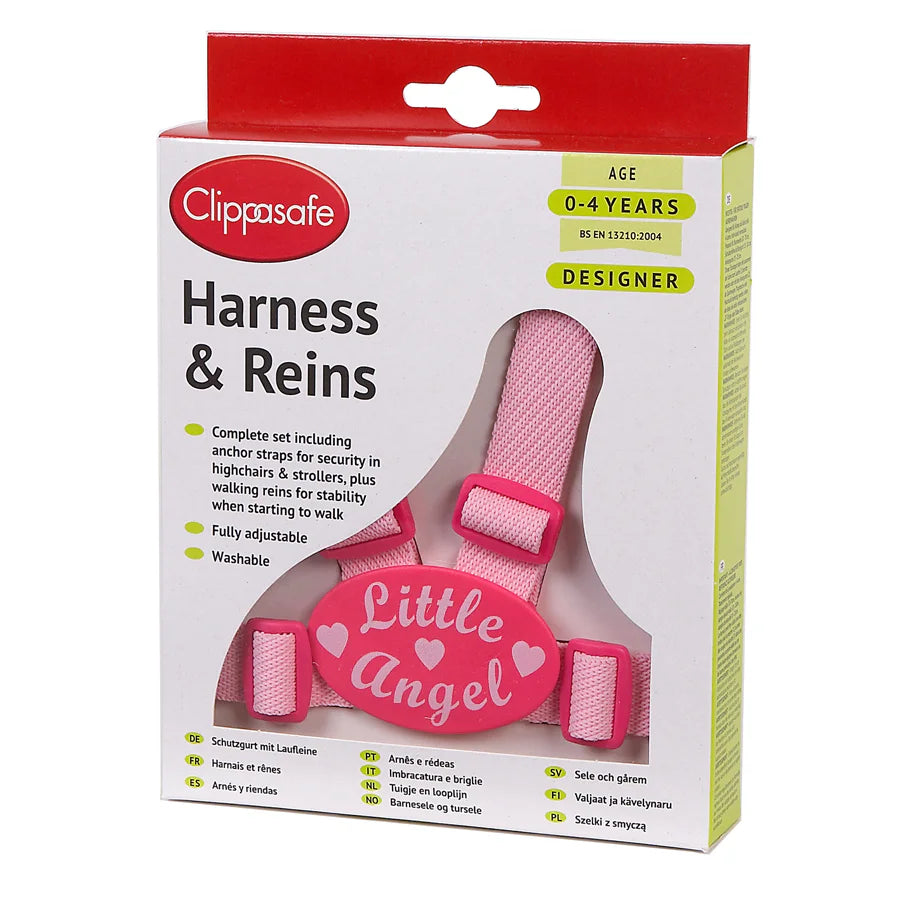 حزام وأحزمة تثبيت من Clippasafe Designer Little Angel مع أحزمة تثبيت (وردي) حزام وأحزمة تثبيت من Clippasafe Designer Little Angel مع أحزمة تثبيت (وردي)