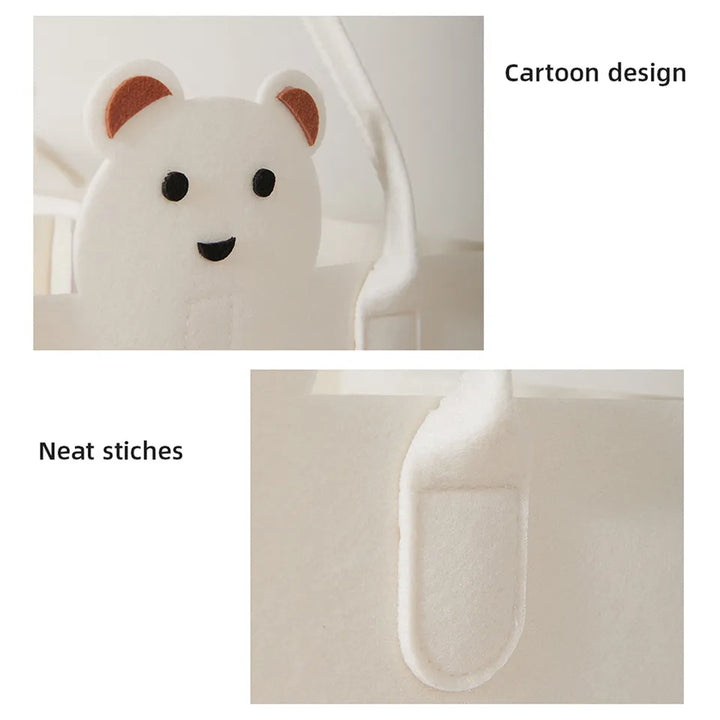 Sunveno Organizer Diaper Caddy (Ivory)