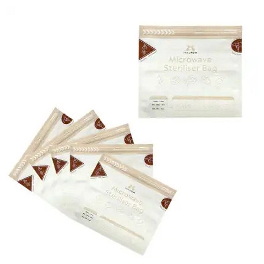 Fraupow Steriliser Bags | 10 Pack | Microwave Steam
