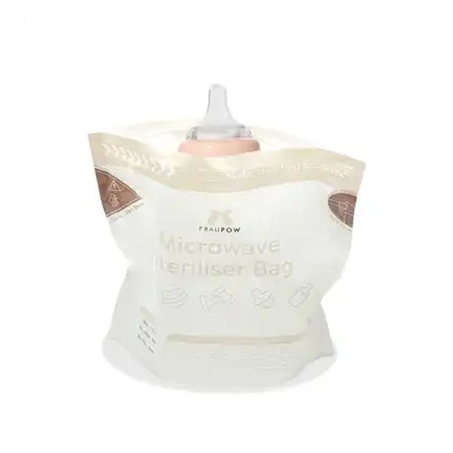 Fraupow Steriliser Bags | 10 Pack | Microwave Steam