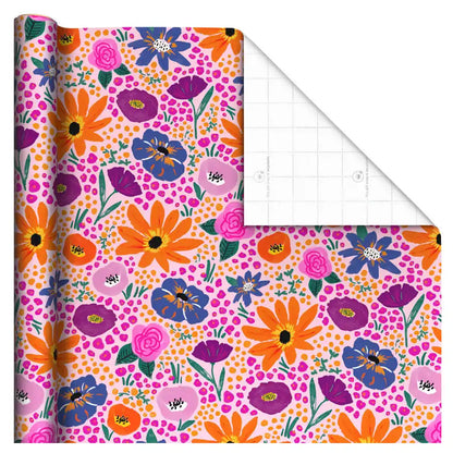 Hallmark Garden Stroll Floral Gift Roll Wrap (2 m)