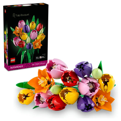 LEGO Botanicals Tulip Bouquet 11501 Building Toy Set (576 Pieces)