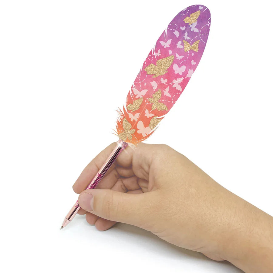 Nebulous Stars Feather Quill Pen 2024- Forest1