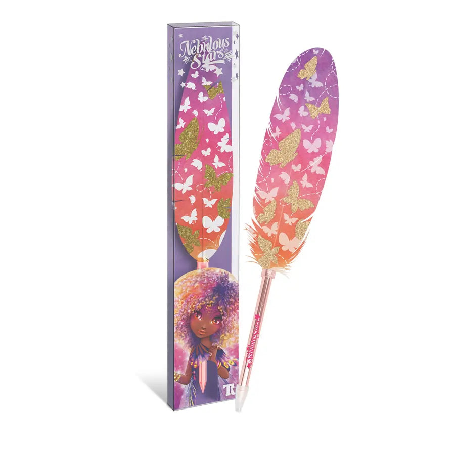 Nebulous Stars Feather Quill Pen 2024- Forest1