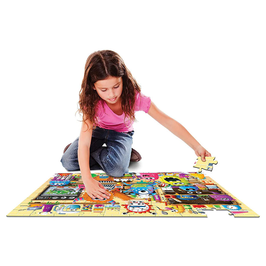 The Learning Journey Puzzle Doubles - Glow In The Dark - Monsters