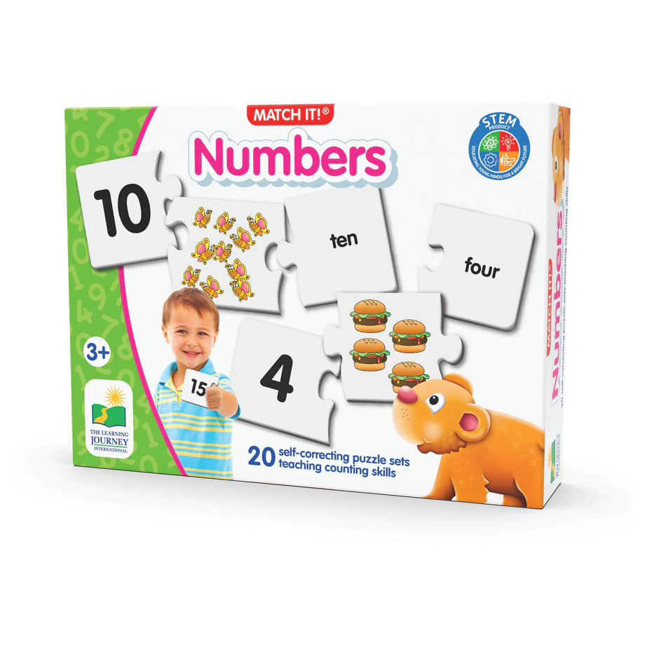 The Learning Journey Match It! - Numbers