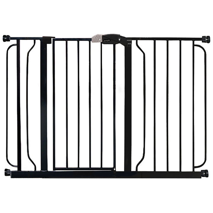 Regalo Easy Step Extra Wide Safety Gate Black