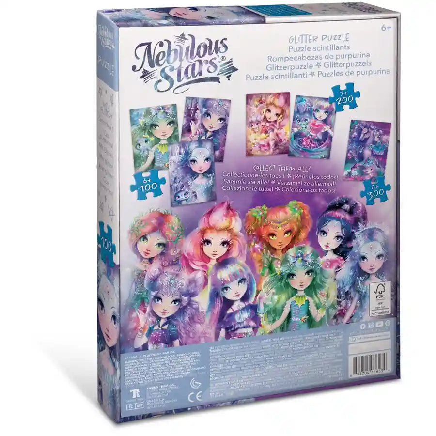 Nebulous Stars Glitter Puzzle 100 Pcs - Iceana - Blizzia