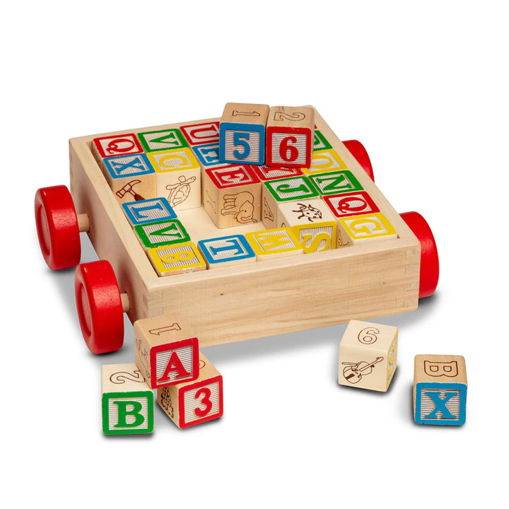 Melissa and Doug Classic ABC Block Cart