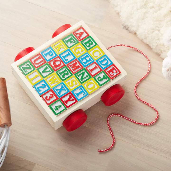 Melissa and Doug Classic ABC Block Cart