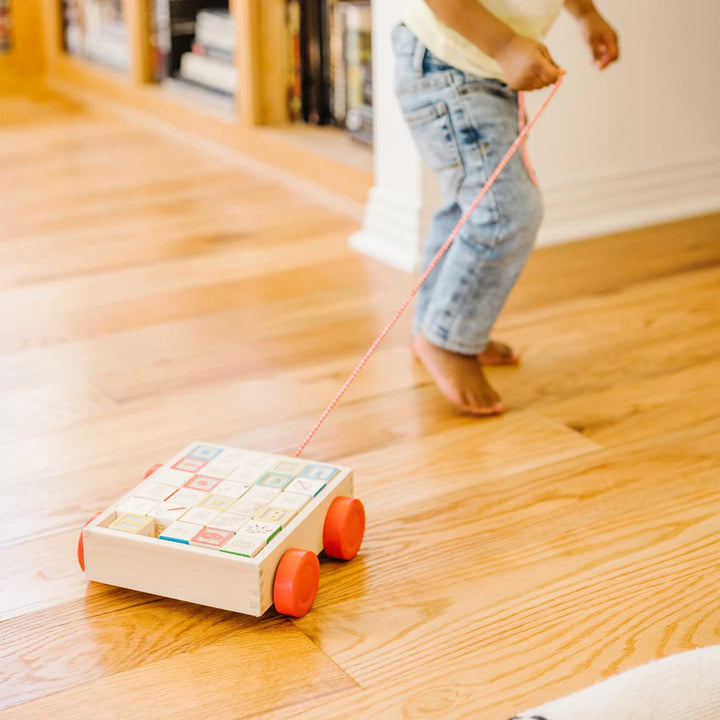 Melissa and Doug Classic ABC Block Cart