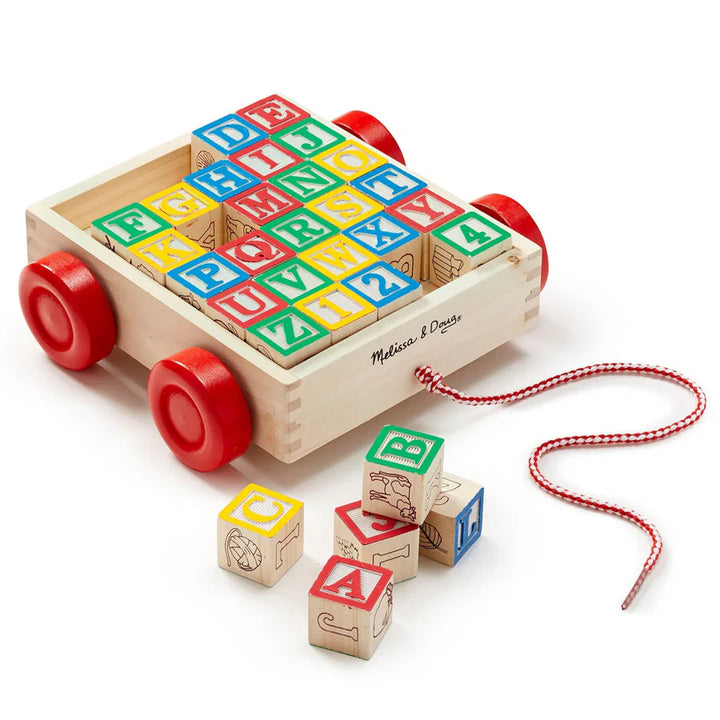 Melissa and Doug Classic ABC Block Cart