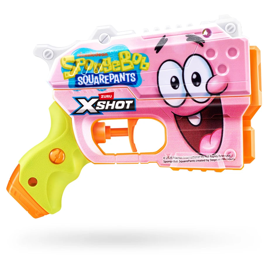 ZURU Xshot Water Fast Fill Skins Spongebob Jr, Series 1, (12Pcs)