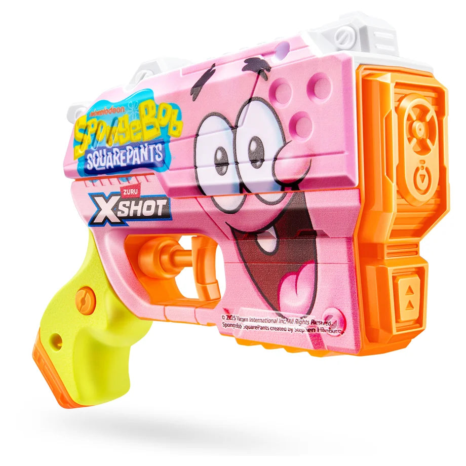 ZURU Xshot Water Fast Fill Skins Spongebob Jr, Series 1, (12Pcs)