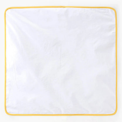 Bonfino Premium 100% Organic Cotton Diaper Changing Mat with Dancing Bees (Pink) - 83.5x83.5cm