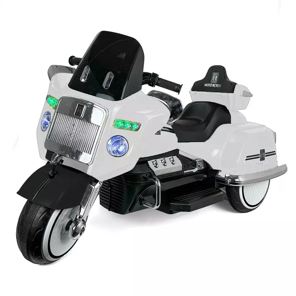 Rolls-Royce Ride On Bike (White)
