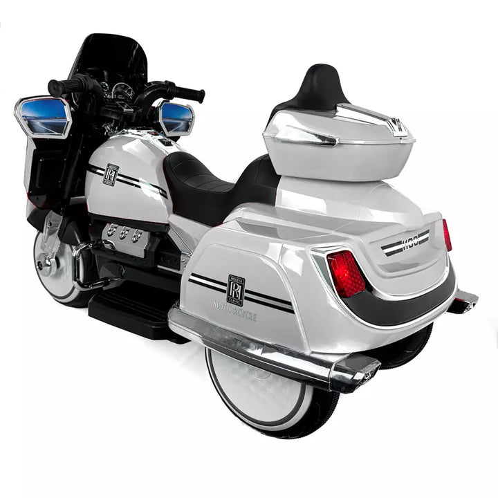 White Ride On Rolls-Royce White Ride On Bike for Kids | Best price at Halamama ...