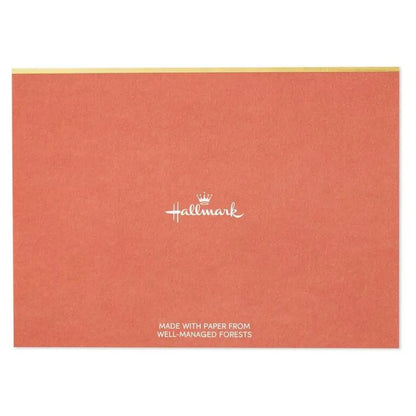 Hallmark Coral with Flowers Blank Note Cards (Pack of 10)