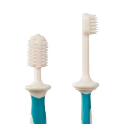 Baboo 6m+ Silicone Baby Toothbrush Set (Lagoon Fiesta)