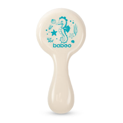 Baboo Baby Brush & Comb Set (Cream)