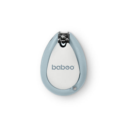 Baboo Manicure Kit for Babies Scissors & Nail Clipper 0m+ (Blue Haze)