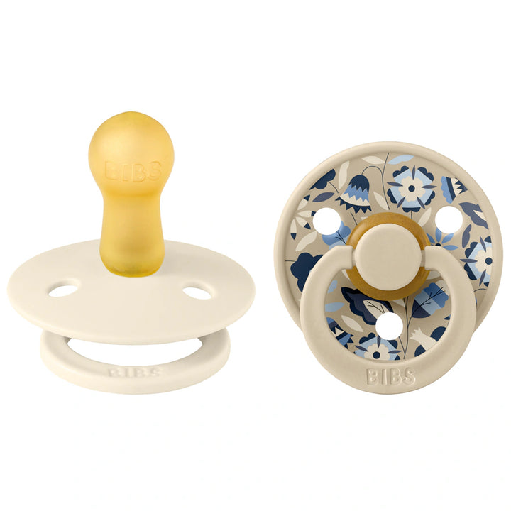 Bibs Liberty Colour Bobo Pacifier Size 2 pack of 2 (Ivory Mix)