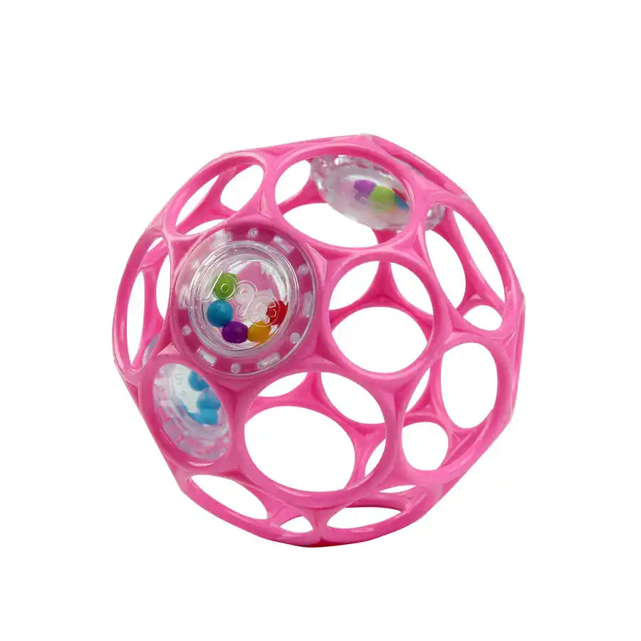 Bright Starts Oball Rattle Easy-Grasp Toy (Pink)