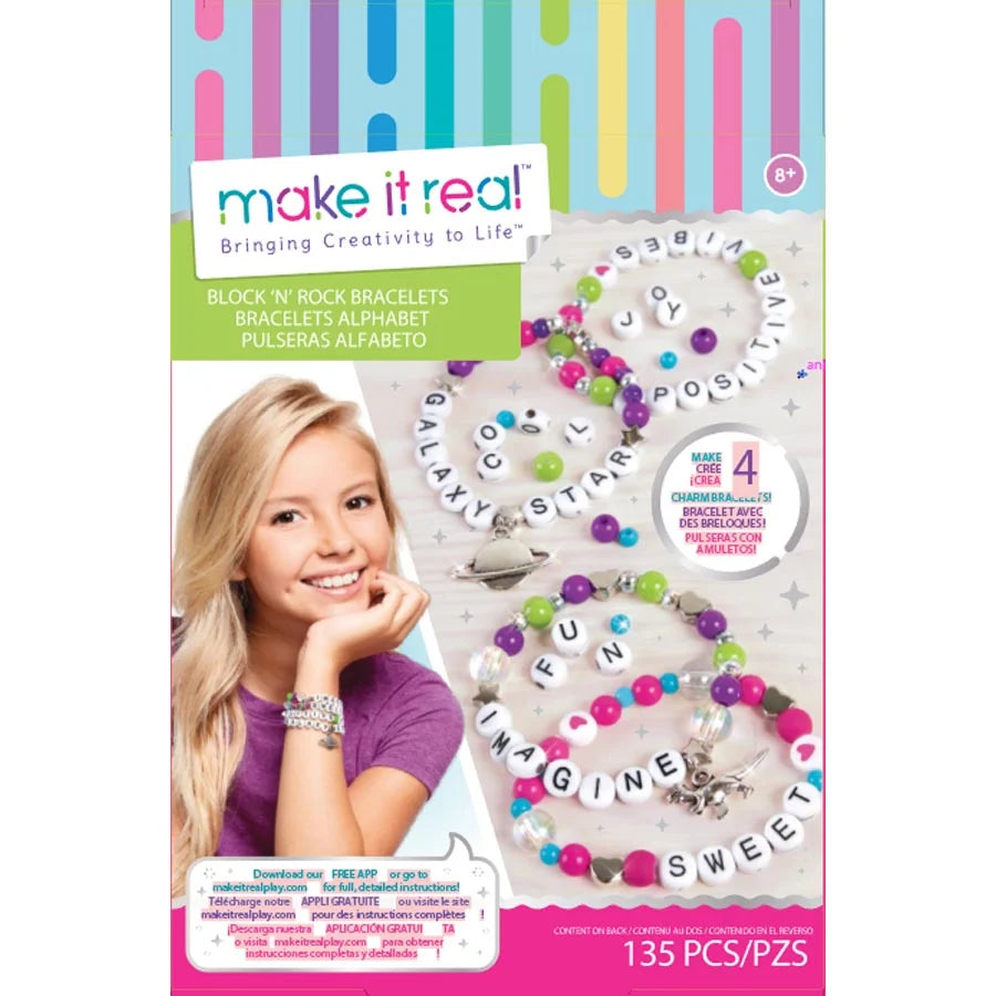 أساور Make It Real Block & Rock Charm أساور Make It Real Block & Rock Charm