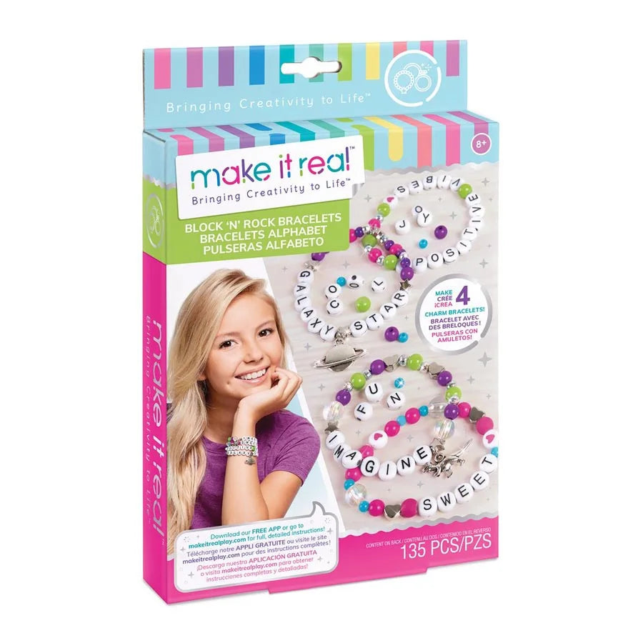 أساور Make It Real Block & Rock Charm أساور Make It Real Block & Rock Charm
