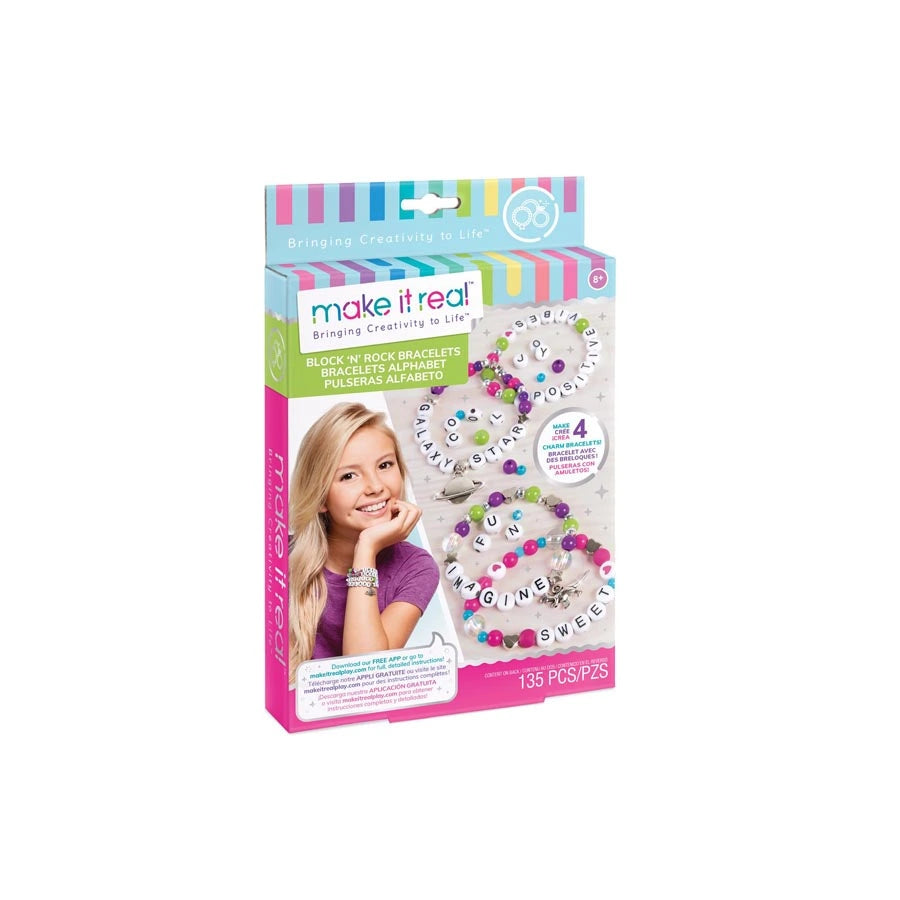 أساور Make It Real Block & Rock Charm أساور Make It Real Block & Rock Charm